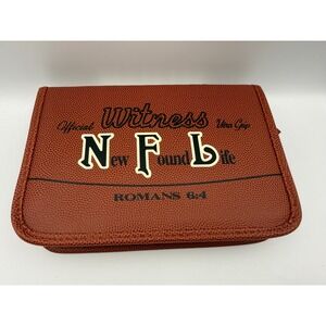 Melton Holy Bible RSV Concordance with NFL New Found Life Football Zipper Case